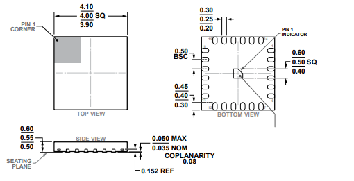 （ADI供應商）AD7389-4BCPZ 16位模數(shù)轉換器 SAR 四路 24-LFCSP