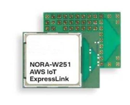 u-blox的NORA-W251AWS-00B Amazon Web Services (AWS) ExpressLink系列獨立多無線電模塊