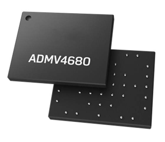 專為用戶終端而設計 ADMV4680ACDZ（ADI）10.7GHz 至 14.5GHz、4 通道半雙工波束合成器